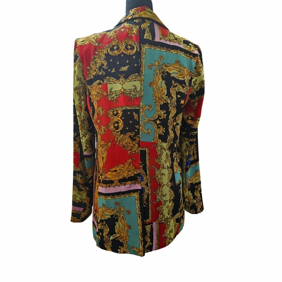 Industry Women's Paisley Print Blazer-Size Medium - Picture 13 of 16